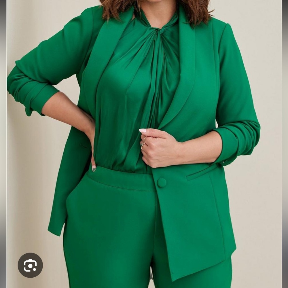 Torrid green blazer